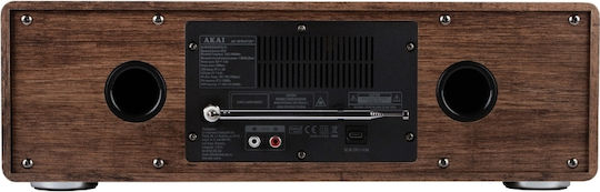 Akai Proffesional Ηχοσύστημα 2.0 AM-100 με CD Player και Bluetooth Μαύρο