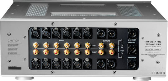 Musical Fidelity Nu-Vista PRE Hybrid Preamplifier Hi-Fi Stereo Silver