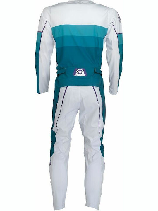 Moose Racing Pentru bărbați Tricou Motocross Mânecă lungă Albastru Culoare
