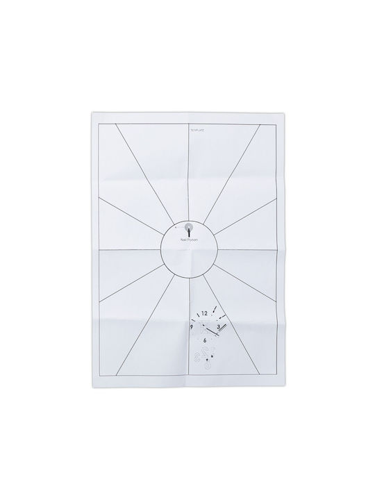 Decorative Wall Clock Diy Hearts 50 100 Cm 3d Effect Red