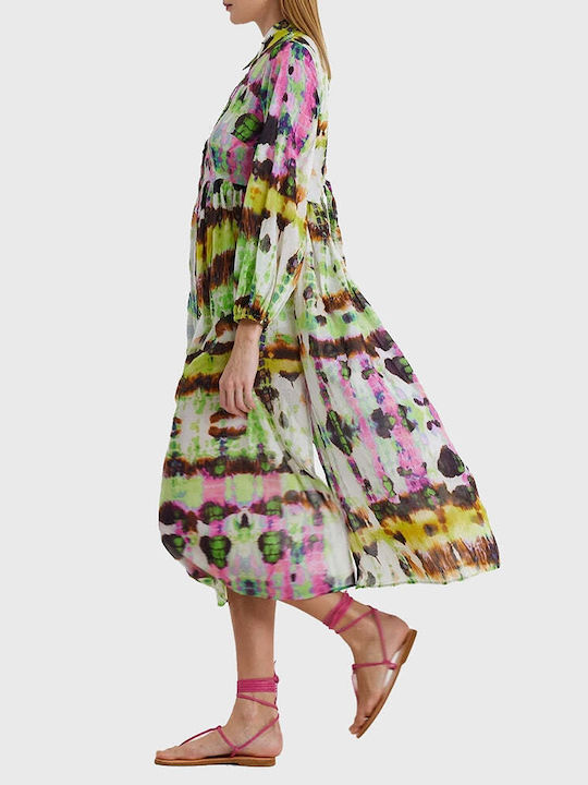 Summer Midi Shirt Dress