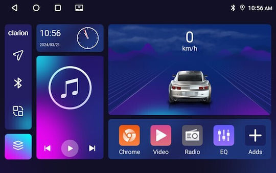 Clarion Ηχοσύστημα Αυτοκινήτου για Volkswagen Tiguan / Golf Plus 2007>2017 (Bluetooth/USB/WiFi/GPS/Apple-Carplay/Android-Auto)