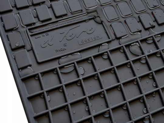 Frogum Set of Front and Rear Mats 4pcs for Kia Sorento 2002-2009 Black