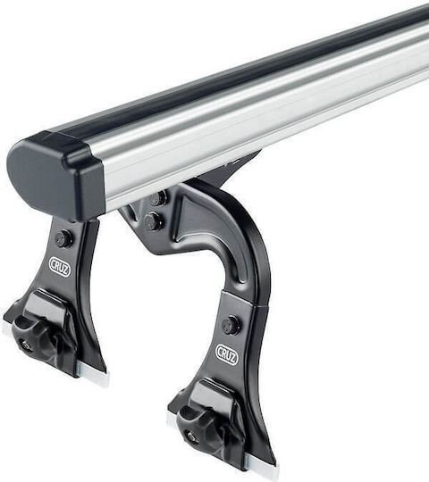 Cruz Cruz Autodachträger Aluminium 175cm Universell mit Dachträgerfüßen Silber