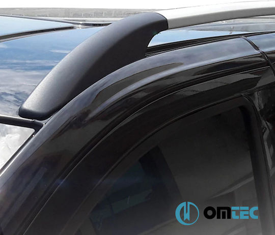 Omtec Μπάρες Οροφής Αλουμινίου για Mercedes-Benz Vito / Viano 2003+ (Σετ χωρίς πόδια) Ασημί