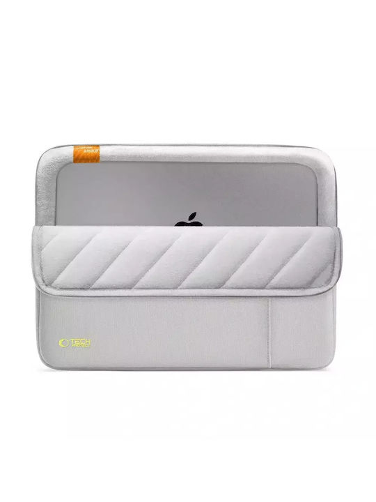 Tech Protect Defender Universal Case Laptop Bag For Macbook Notebook 15-16 Crayon Gray