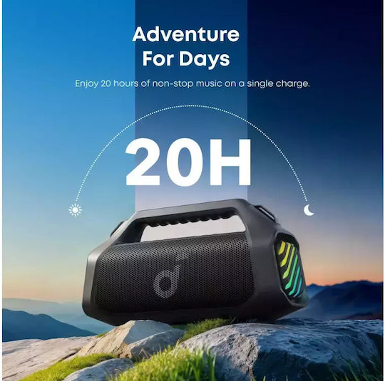 Soundcore by Anker Boom 2 Pro Waterproof Bluetooth Speaker 140W with Battery Life up to 20 hours Black