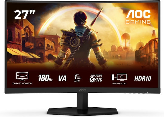 AOC C27G42E VA HDR Curved Gaming Monitor 27" FHD 1920x1080 180Hz with Response Time 1ms GTG