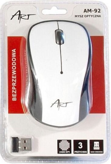 Art AM-92C Wireless Mouse Alb