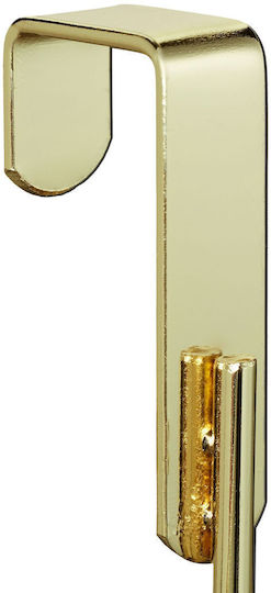 Vielseitige Metall Wandhalterung 6 Haken 20x40x9 Cm Gold