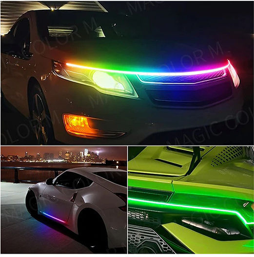 Andowl Qd304 Bandă LED pentru Mașină 12V RGB