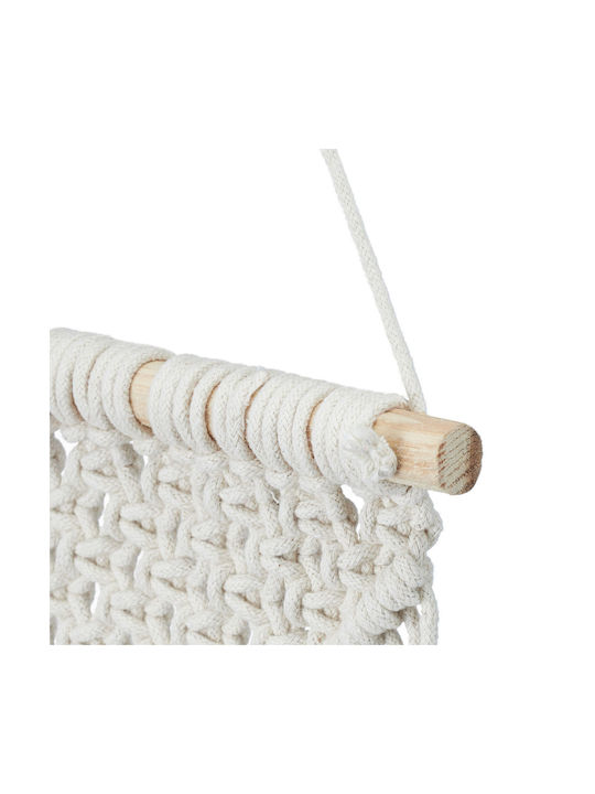 Cream Wall Macrame Decor Dimensions 70 X 25.5 X 1.5 Cm Relaxdays