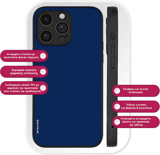 Sonique Colorbloc Series Case for Motorola Edge 50 Fusion 5G Blue