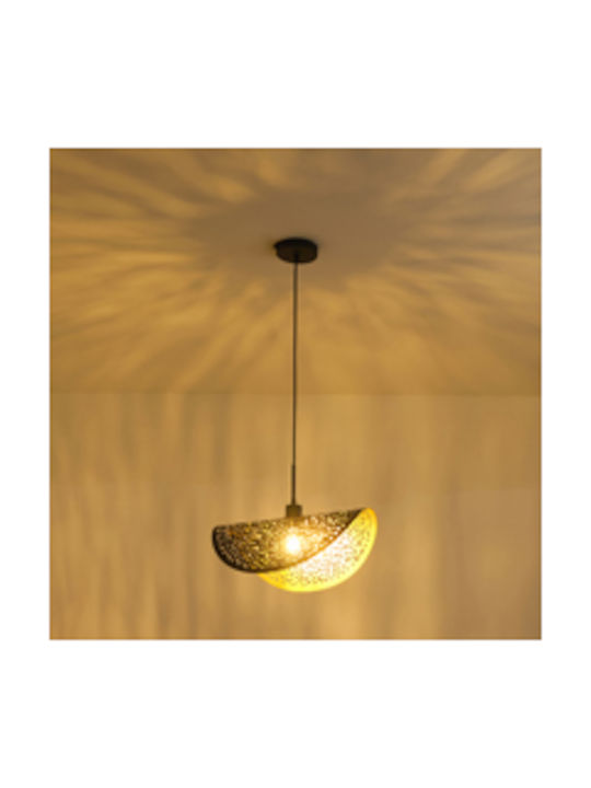 Eurolamp Galilea Lumini Suspendate Negru Cu Bază De Bec E27 45x45x168cm