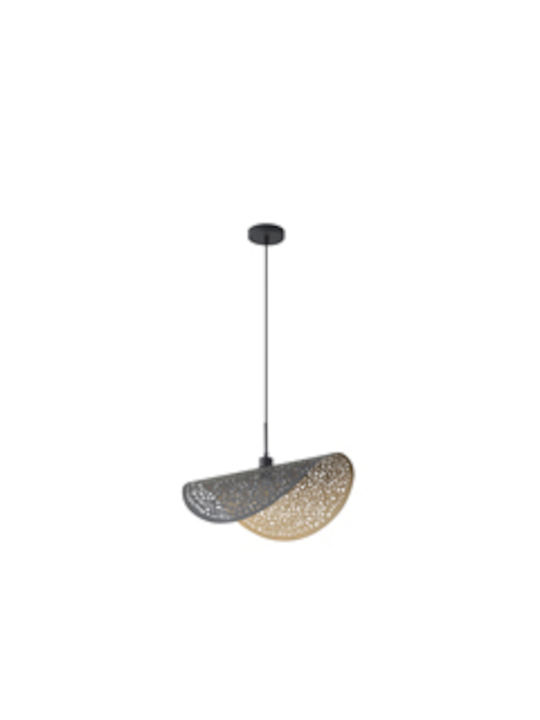 Eurolamp Galilea Κρεμαστό Φωτιστικό Μαύρο με Ντουί E27 60x60x168εκ.