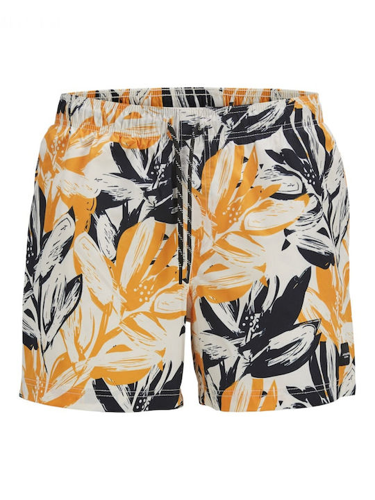 Men's Swimwear Shorts Off White Floral