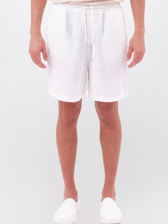 Bermudă de Bărbați White