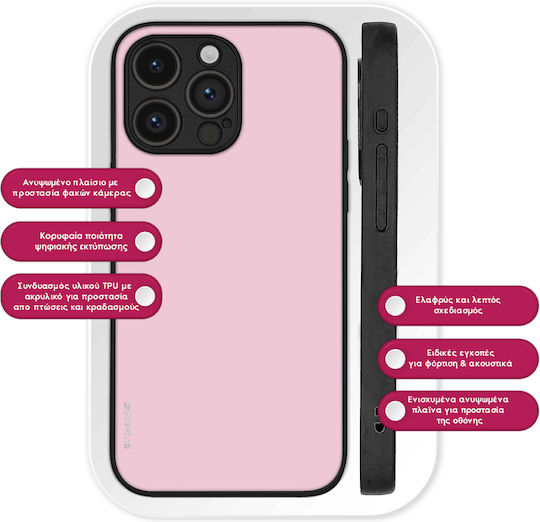 Sonique Colorbloc Series Case for Motorola Edge 50 Fusion 5G Light Pink