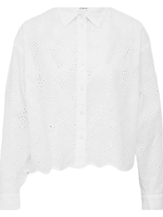 Women's Long Sleeve Shirt White