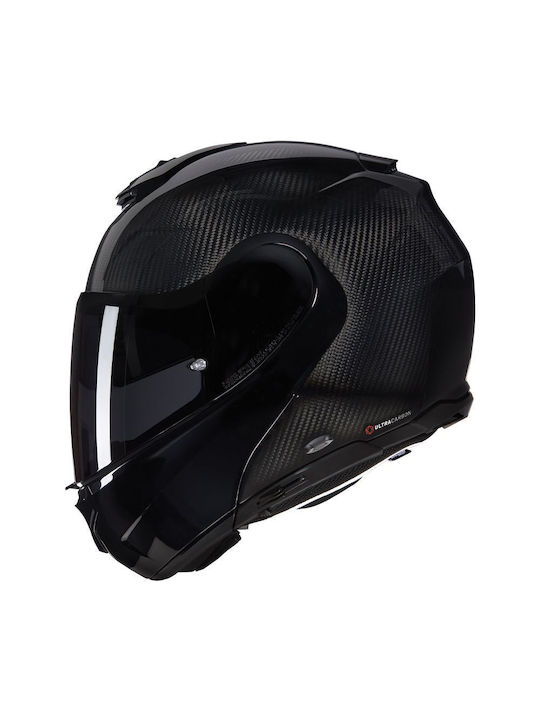 Nolan X-1005 Ultra Carbon Puro 324 Κράνος Μηχανής Flip-Up ECE 22.06 με Pinlock και Sunvisor