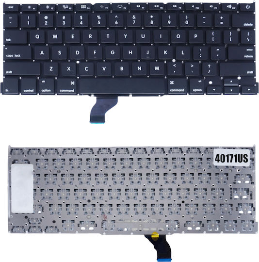 Laptop-Tastatur Apple MacBook Pro A1502 Retina MF839 MF840 MF841 ME864 ME664 ME293 ME294 US-Version Schwarze Tastatur Code 40171us