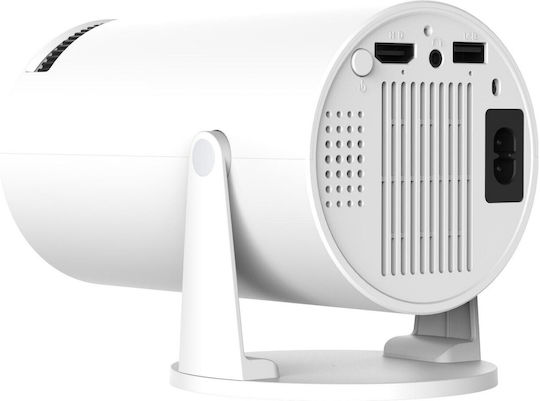 Kiano Relax Mini Projektor LCD HD LED-Lampe mit Wi-Fi und Eingebauten Lautsprechern Weiß