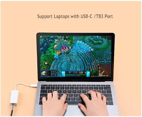 USB-C Адаптер За Мрежа С Проводна Връзка Ethernet