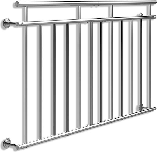French Balcony Terrace Railing Stainless Steel 90 X 156 Cm