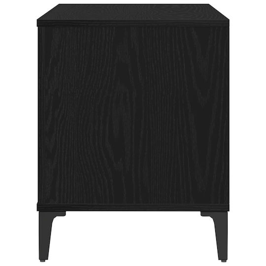 vidaXL Shelves Hi-Fi Furniture Black 38x100x48cm