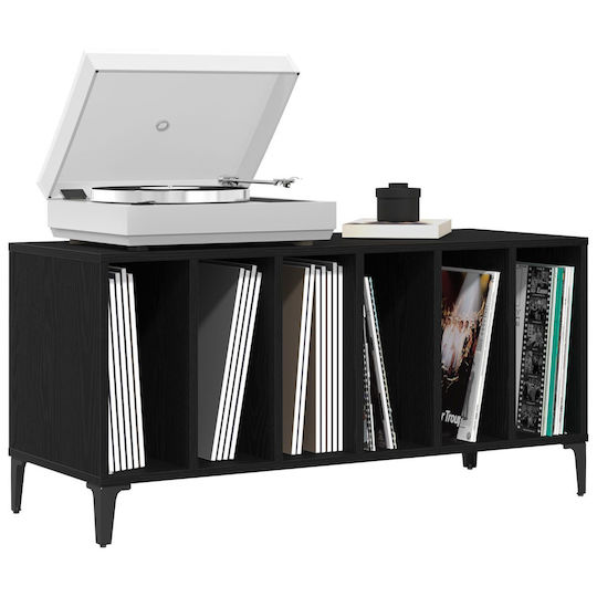 vidaXL Shelves Hi-Fi Furniture Black 38x100x48cm