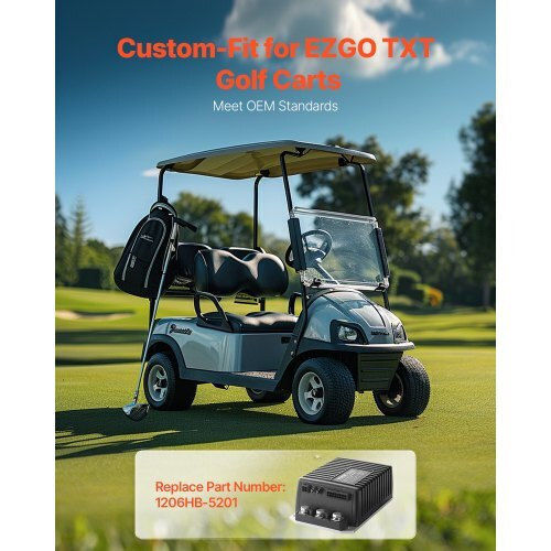 Vevor Ελεγκτής Ταχύτητας 48v 250a Ezgo Txt 1206hb-5201 Qcsdkzqxh120ejyrev9