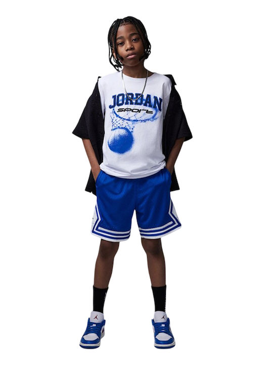 Παιδικό T-shirt Λευκό Dri-FIT Sport Hoop