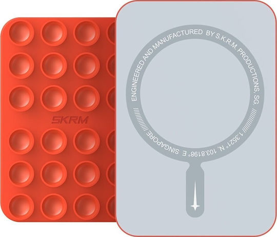 Skinarma Universal Suction Cup Stax Magsafe Phone Orange Sk-msmt-stax-org