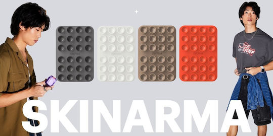 Skinarma Universal Suction Cup Stax Magsafe Phone Orange Sk-msmt-stax-org