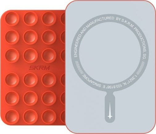Skinarma Universal Suction Cup Stax Magsafe Phone Orange Sk-msmt-stax-org