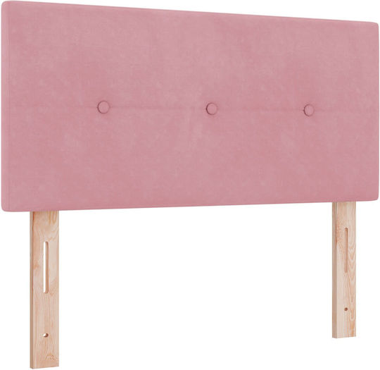 vidaXL Wooden Bed Headboard Pink 100x88cm