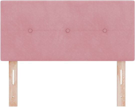 vidaXL Wooden Bed Headboard Pink 100x88cm