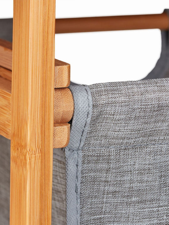 Relaxdays Wäschekorb Bamboo 50lt Beige