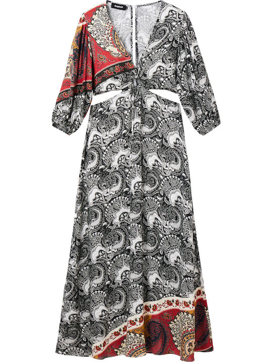 Sirsal Summer Midi Dress Black