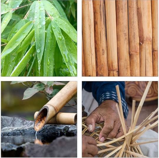 Relaxdays Επιδαπέδια Ραφιέρα Μπάνιου Bamboo Καφέ