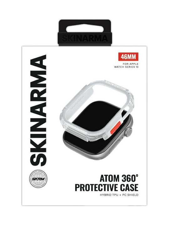 Skinarma Plastic Case in Transparent color for Apple Watch 46mm
