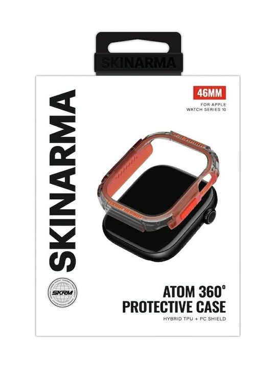 Skinarma Plastic Case in Orange color for Apple Watch 46mm