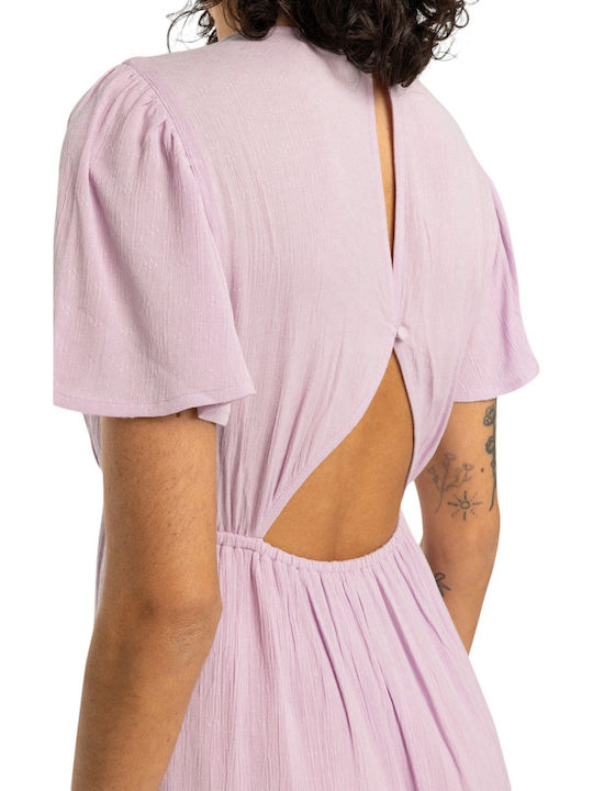 Jet Set Rochii De Vară Pentru Femei Midi Rochie-Cămașă Violet