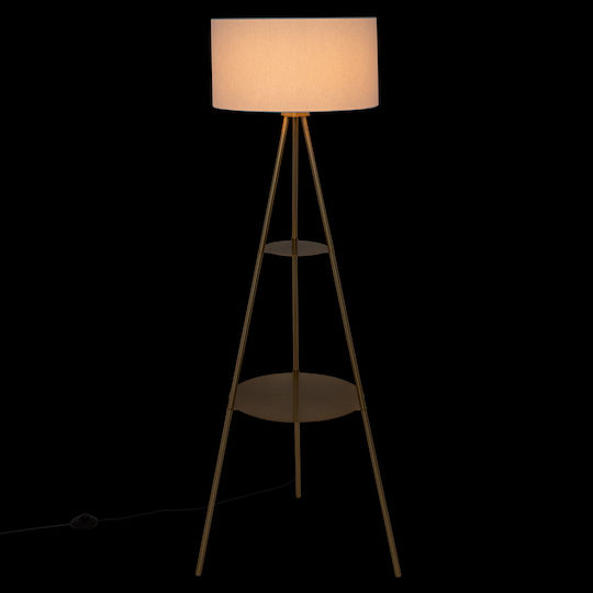 Lampa de podea cu Soclu pentru Bec E27 Auriu