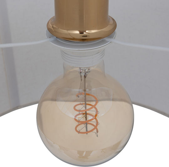 Lampa de podea cu Soclu pentru Bec E27 Auriu