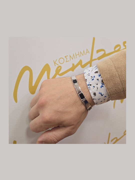 Mentzos Women's Bracelet made of White gold 14K