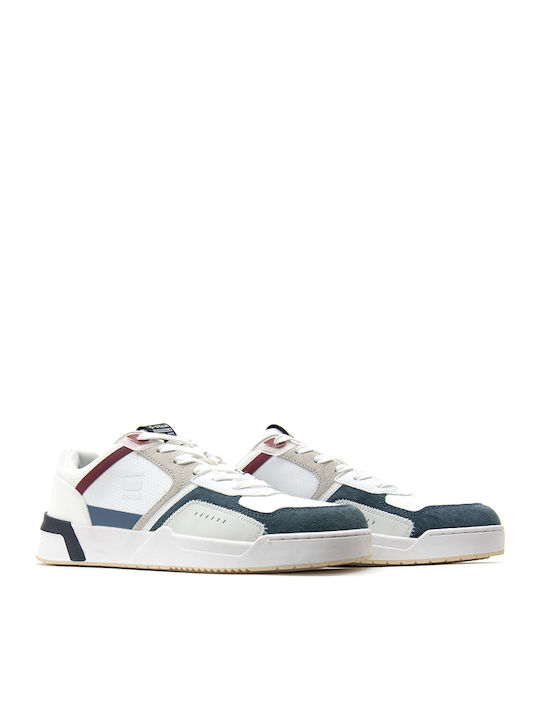 Ανδρικά Sneakers Λευκό-μπλε-μπορντώ