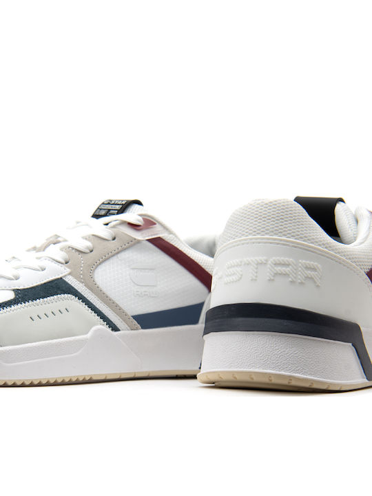 Ανδρικά Sneakers Λευκό-μπλε-μπορντώ