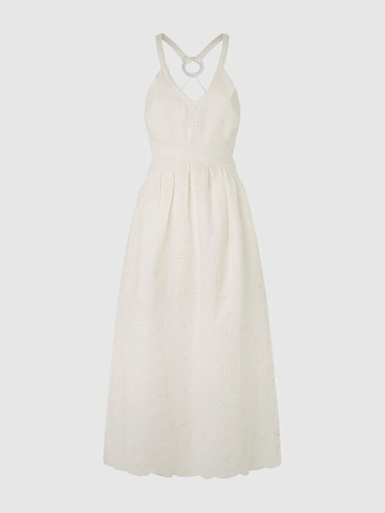 Summer Midi Dress Ecru