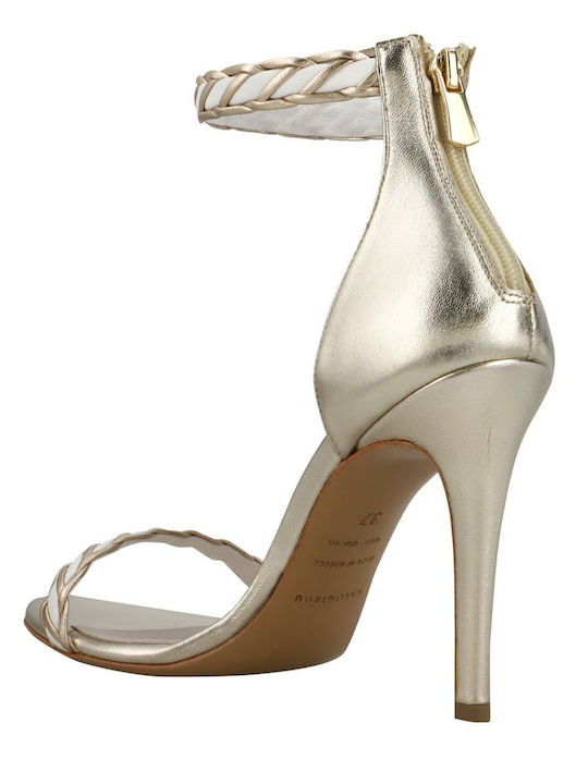 Pumps mit Riemchen Weiß
